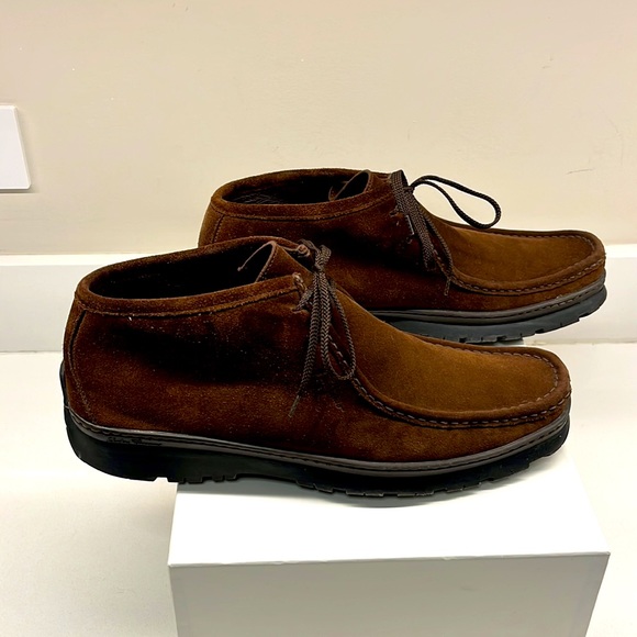 Ferragamo Mens Brown Suede Chukka Boot US 12D - Picture 2 of 10